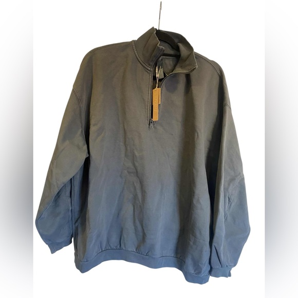 NEW SKIMS boyfriend fleece oversized Half-Zip pullover - Picture 3 of 9